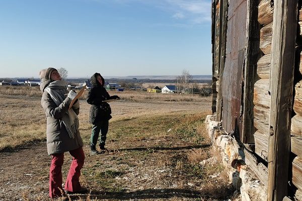 Работа участников экспедиции